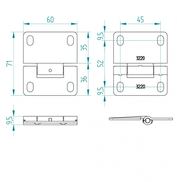 Midthengsle st&aring;lport